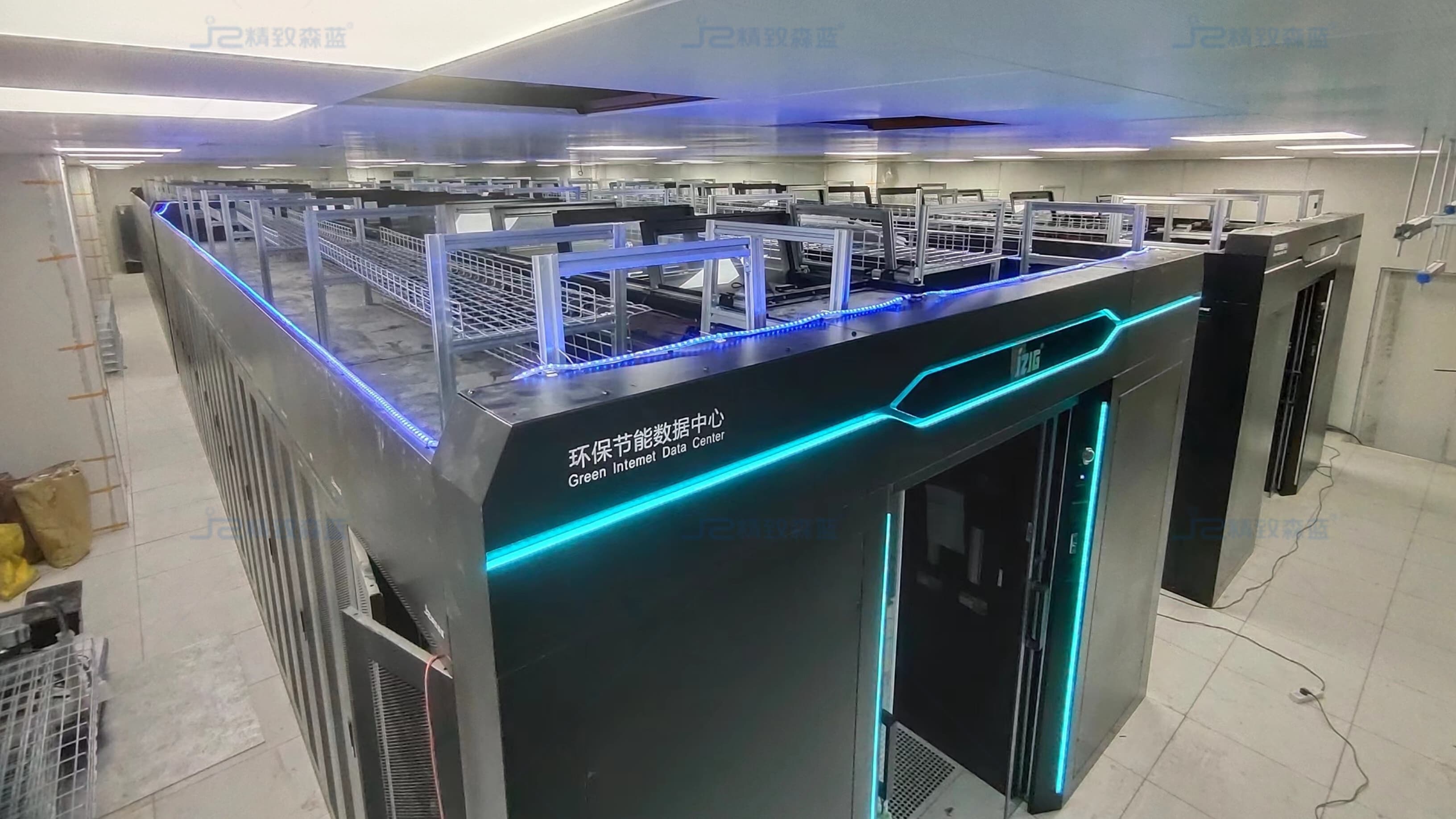 精致森蓝冷通道厂家倾力打造杭州阿里数据中心