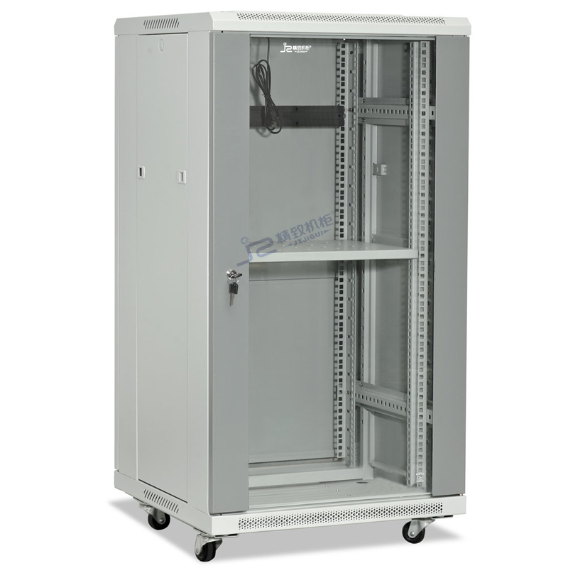 精致机柜JZ-FA6622玻璃门1.2米22U网络机柜生产厂家