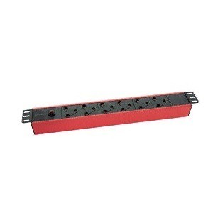 1.5U  6位南非+过载 铝合金PDU